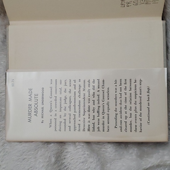 Murder Made Absolute by Michael Underwood Vintage 1950s Book - Picture 5 of 8